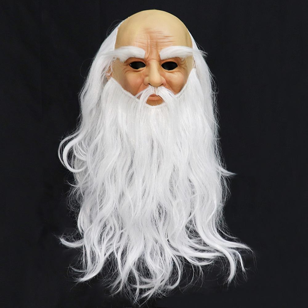 Full-length Latex Santa Claus Mask, Realistic Face, Role-playing Mask, Cosplay Props, 2021