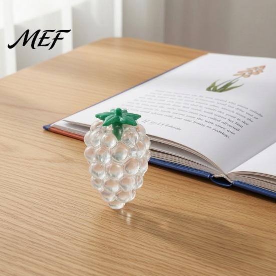 Fruit Squeeze Toy Strawberry Grape Stress Relief Toy, Realistic Sensory Anxiety Relieving Office Desk for Kids Adults