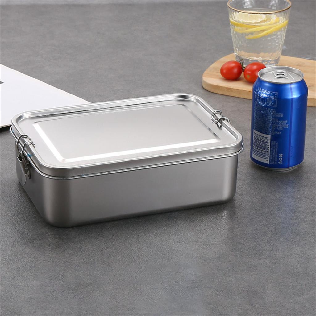 Leakproof Stainless Steel Lunch Container Bento Box Lunch Box Leakproof Bento Container for Travel Work and School