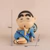 Adorable Crayon Shin-chan Figurine In Kimono Pvc Anime Car Dashboard Decoration