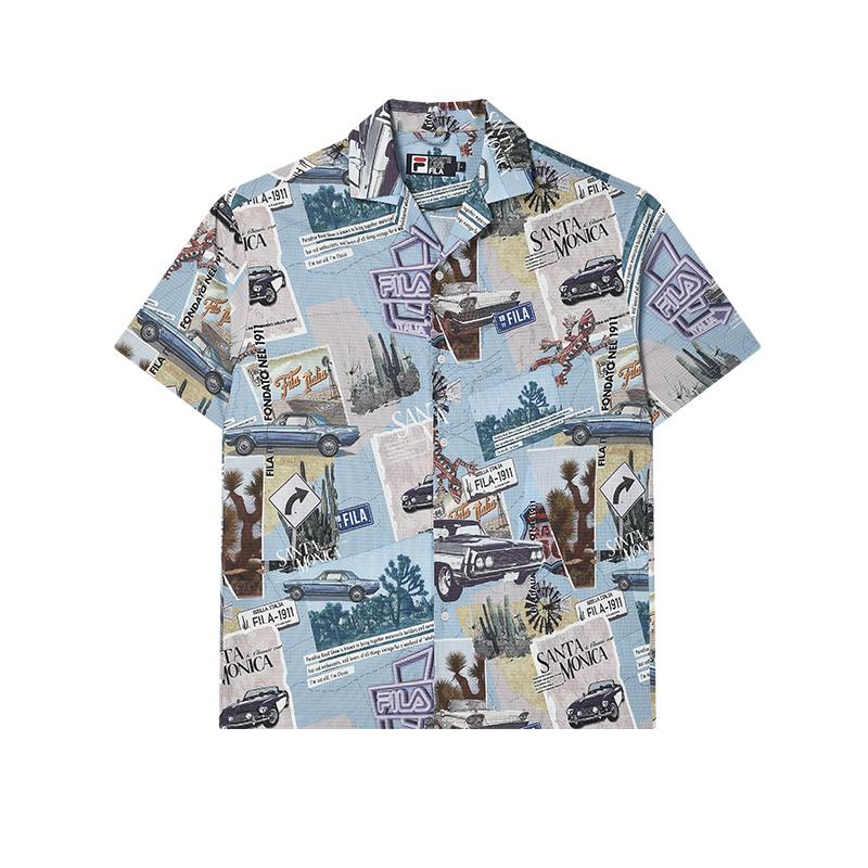 FILA HERITAGE Shirt Men's All Over Print F11M428402FZA