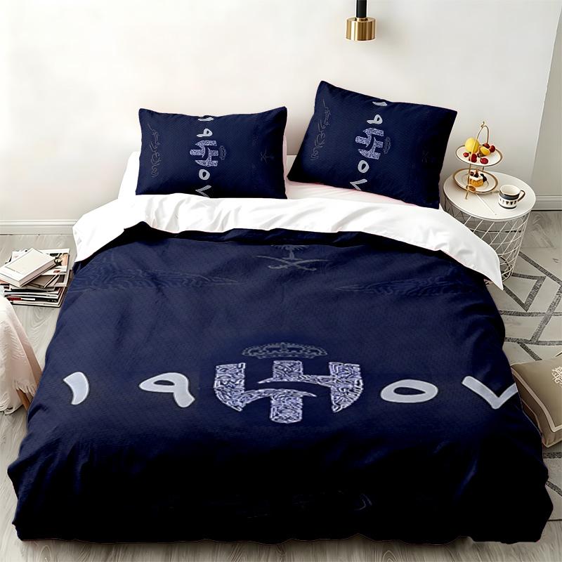 Al Hilal Riyadh 3pc set Perfect for bedroom use Comfortable bedding set includes a duvet cover and two pillowcases Ideal birthday or Christmas gift
