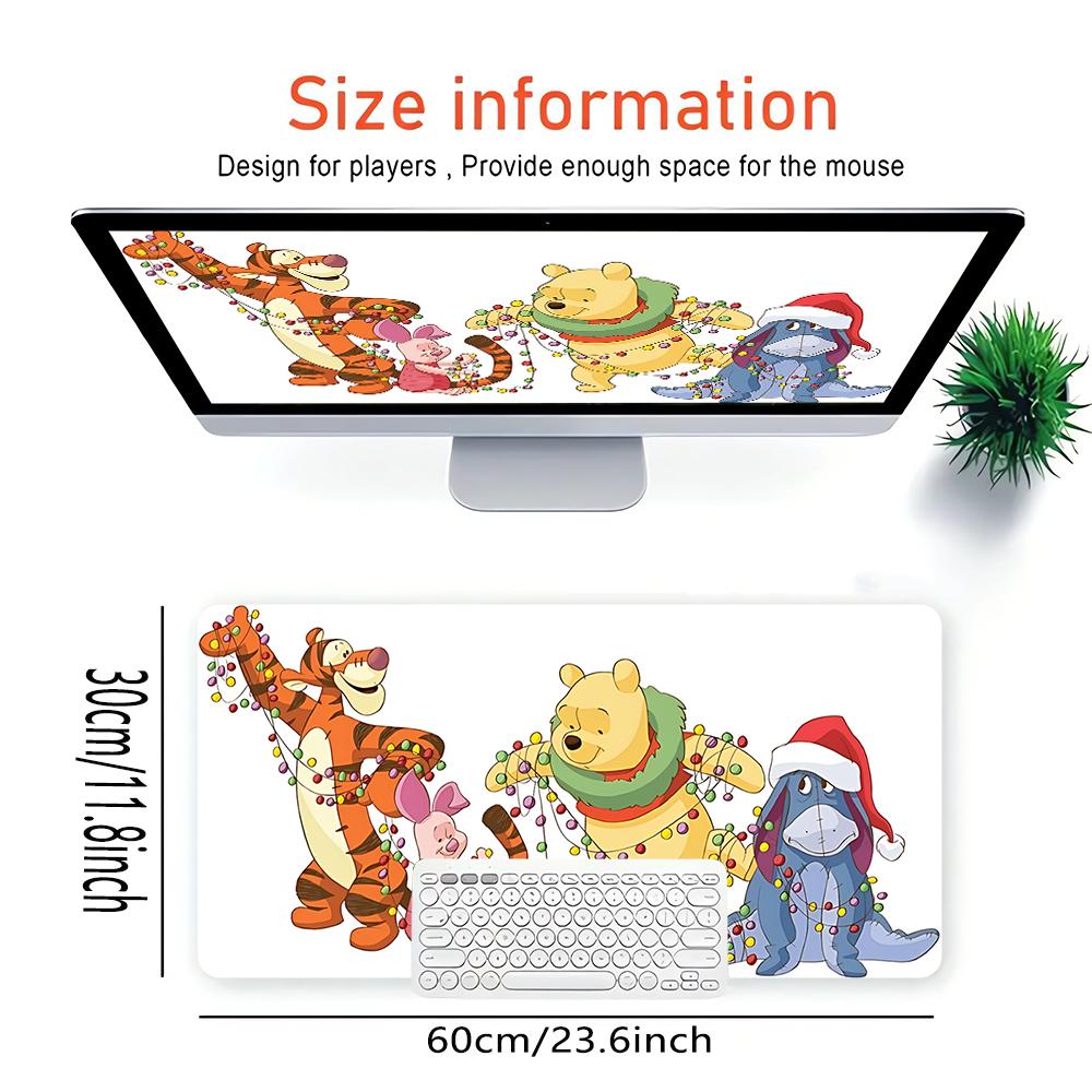 Christmas Friends Stack Large Gaming Mouse Pad Nonslip Rubber Base Waterproof Desk Mat For Office Pc Laptop