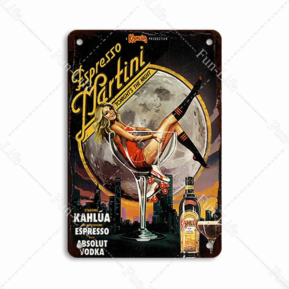 Beer Vintage Beauty Metal Bar Pub Cafe Shop Wall Decoration Men Tin Sign Art Poster Home Decor Iron Plate 20x30 Cm