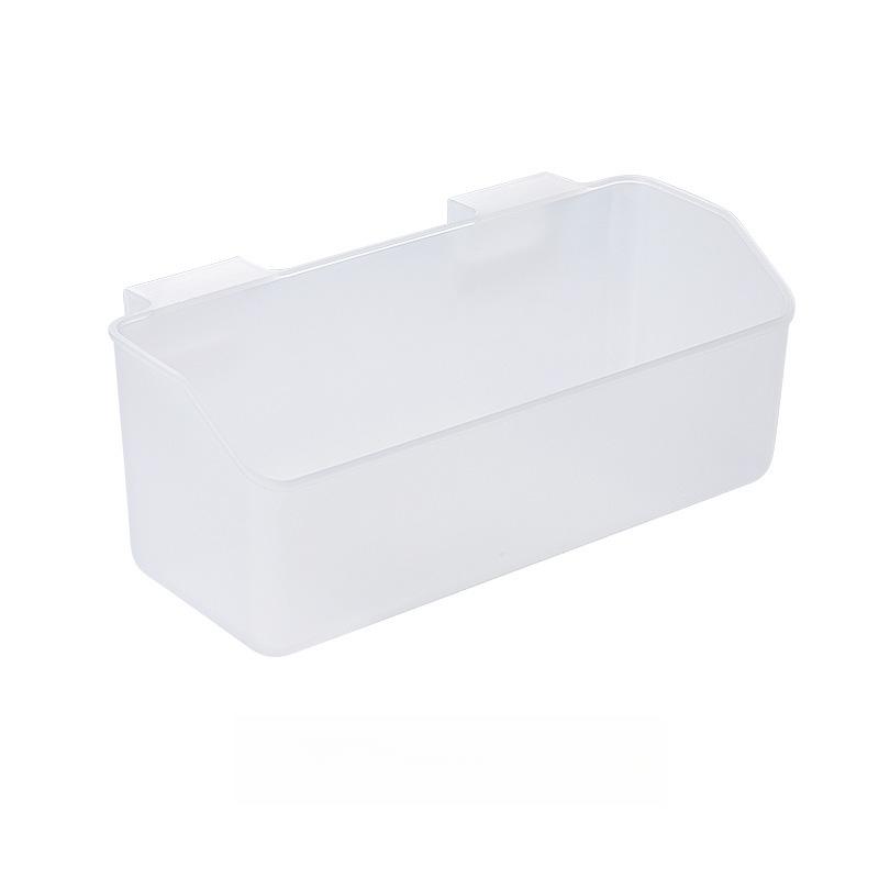 Cabinet Door Hanging Basket Wall Mount Kitchen Organizer Drawer Door Storage Box With Dividers Multi Compartment Storage Tray