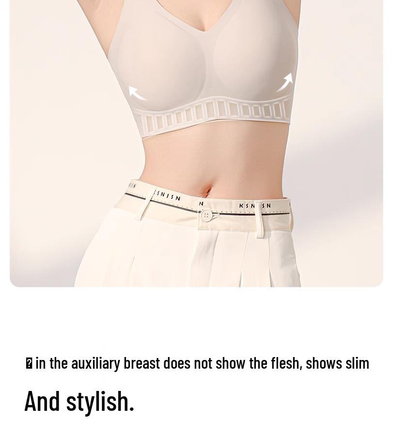 Seamless Full Coverage Lift Bra: Large Bust Support, Anti-Sagging, Shaping, Thin Summer Wear.