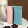 Waterproof Glasses Bag Solid Color Leather Automatic Closed Sunglasses For Men Women Portable Glasses Storage Bags
