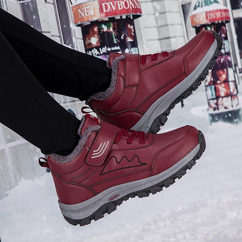 Осенне-зимняя мужская теплая хлопковая обувь Ppel, уличная нескользящая хлопковая обувь большого размера для пожилых людей