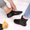 Унисекс Зимние Флисовые Подкладные Нескользящие Высокие Водонепроницаемые Носки для Дома