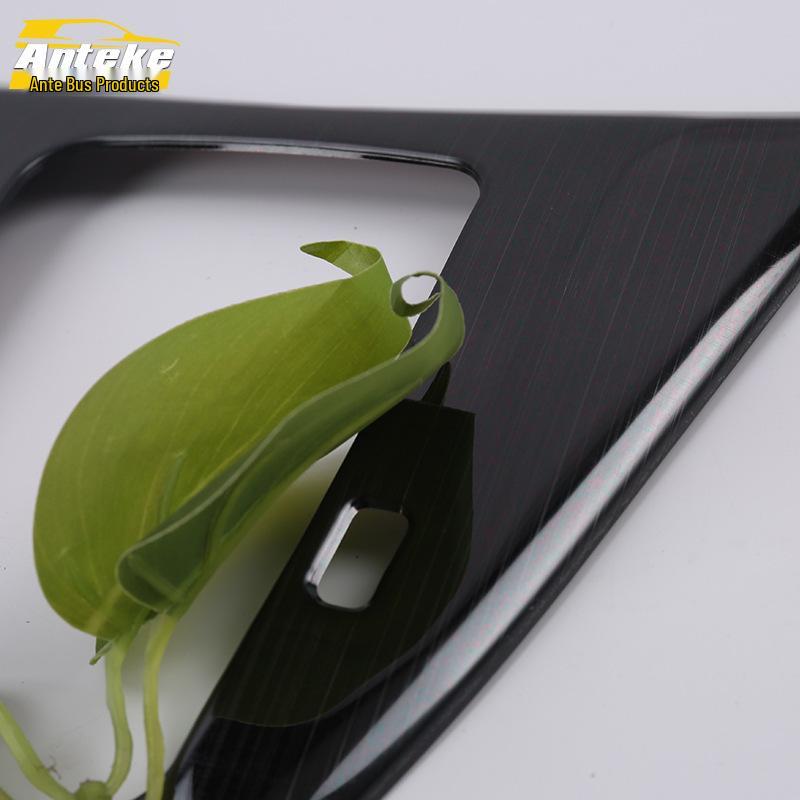 Рамка декорации рычага переключения передач CRV: Подходит для центральной консоли, приборной панели, подстаканника и панели переключения передач 15 CRV. Автомобильные аксессуары.