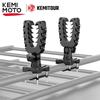 KEMIMOTO ATV Gun Bow Rack Mount Holder Round/Square Bar For UTV Motor Motorbike Scooter Shooting V-Grip Handlebar Cushioned Rack
