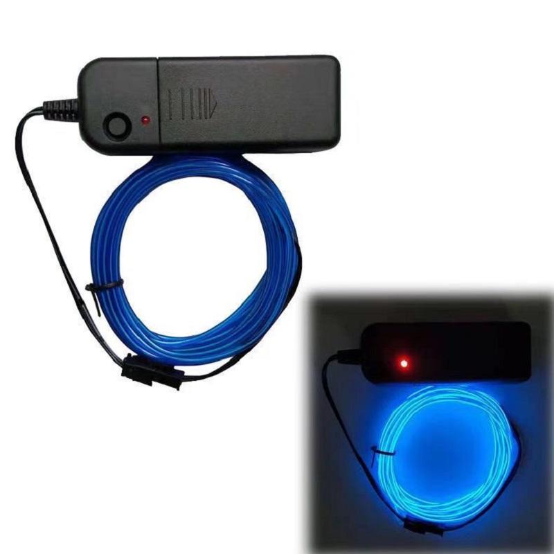 DC 12V Неоновый EL Провод Питание Драйвер USB Контроллер для 1-10M Светодиодный EL Провод Световой Инвертор Блок Питания Адаптер Гибкий Неоновый Провод Драйвер