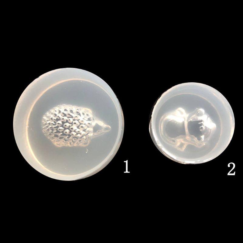 Форма для DIY-украшений Подходит для ювелирных изделий Силиконовые формы для смолы Включая Ежика Собаку Поделки Форма для подвесок Изготовление ювелирных изделий