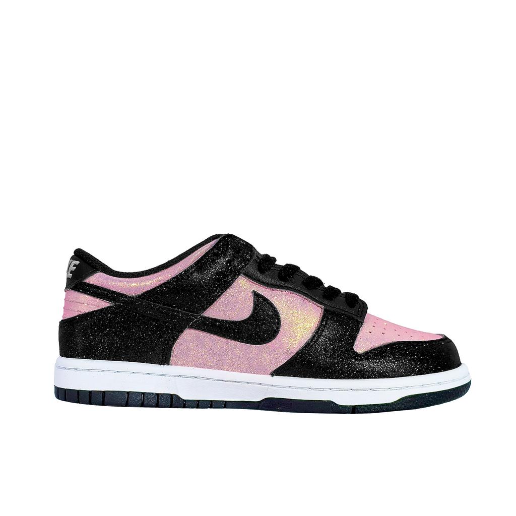 Nike Кроссовки Dunk Lightweight Low top для скейтбординга, унисекс, черные с розовым, HF5441-100(Команда133-)