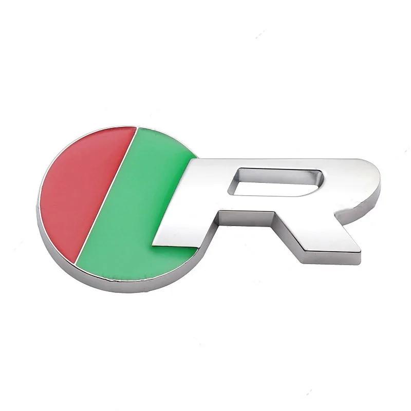 3D металлический логотип R передняя решетка автомобиля наклейка эмблема значок наклейки для X-TYPE F-TYPE XE XF XJ XJR XFR