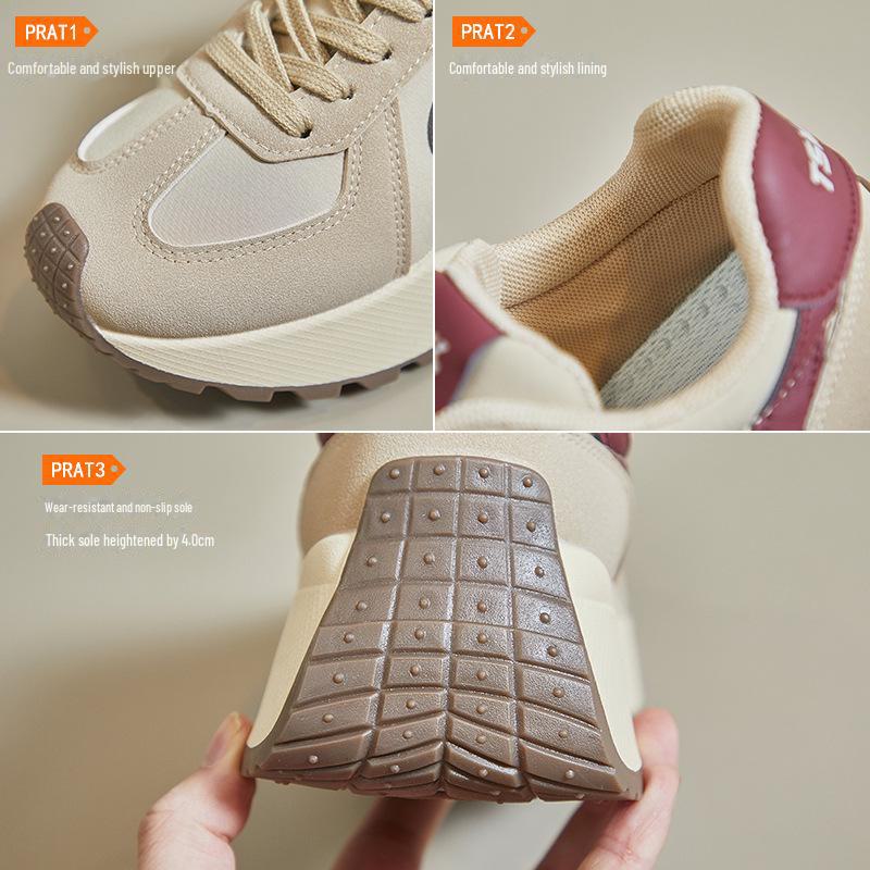 2024 Spring Korean Forrest Gump Women's Platform Sneakers, Heightening Sports Casual Shoes BN001