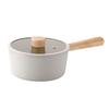 Neoflam Saucepan (18cm, 1.6L, with Lid), "Nordic European Style" with 5-Type Ceramic Coating, Induction, Highlight, Gas, and IH Compatible