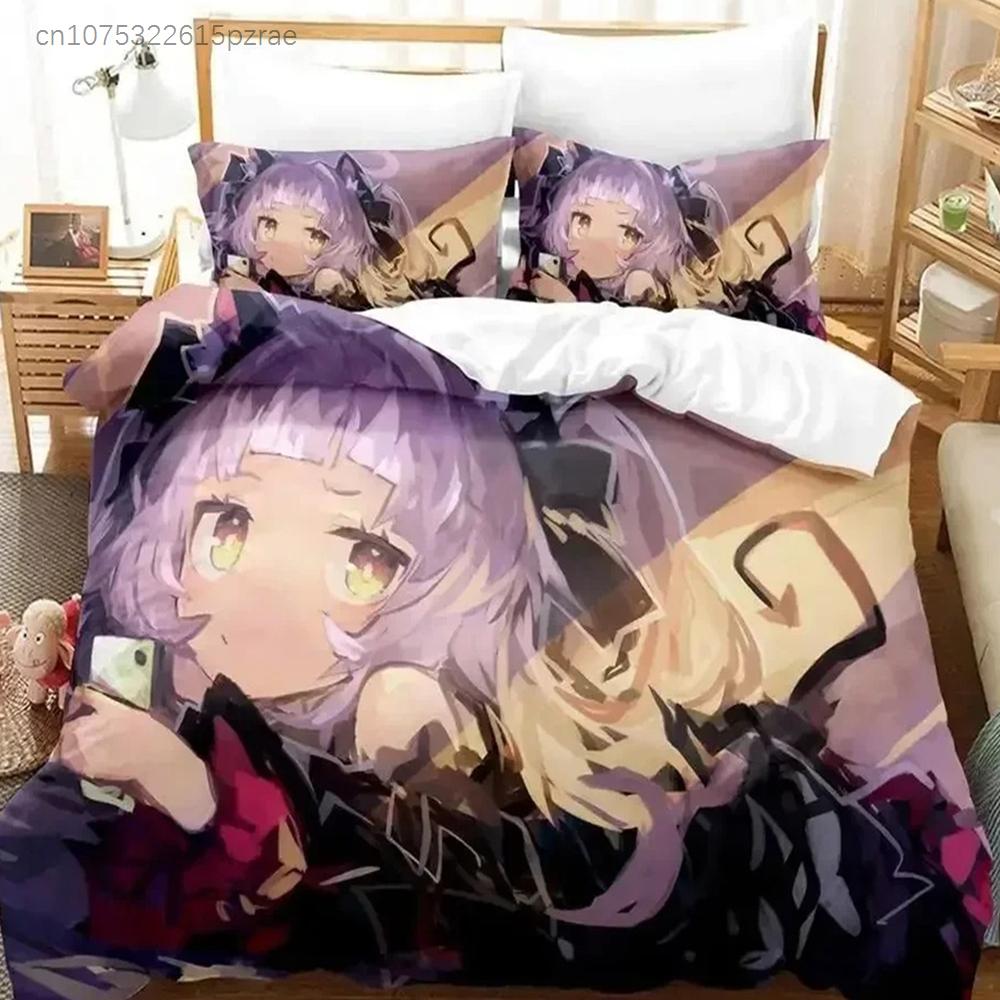Новый комплект постельного белья Murasaki Shion с 3D-печатью, подходит для спальни, комплект с пододеяльником и наволочками, детский домашний текстиль