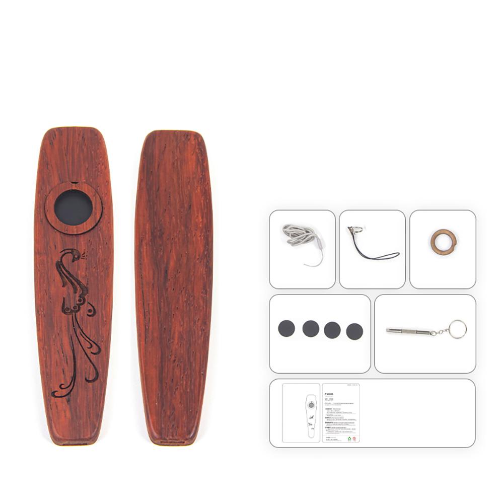 Kazoo Instrument Kasu Musical Instruments Solid Wood Kazoo Preschool Toy Music Equipment Beautiful Gift For Children Music Lovers Beginners Student