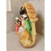 Latest Resin Decor Small Size Showpiece for Table Xmas Present To Friend Christmas Gifts Single Piece Holy Family Crib Figurines