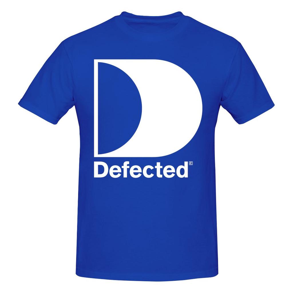 Смешная футболка с принтом Defected Records Rave Electronic Music Festival для унисекс, унисекс футболка, большой размер