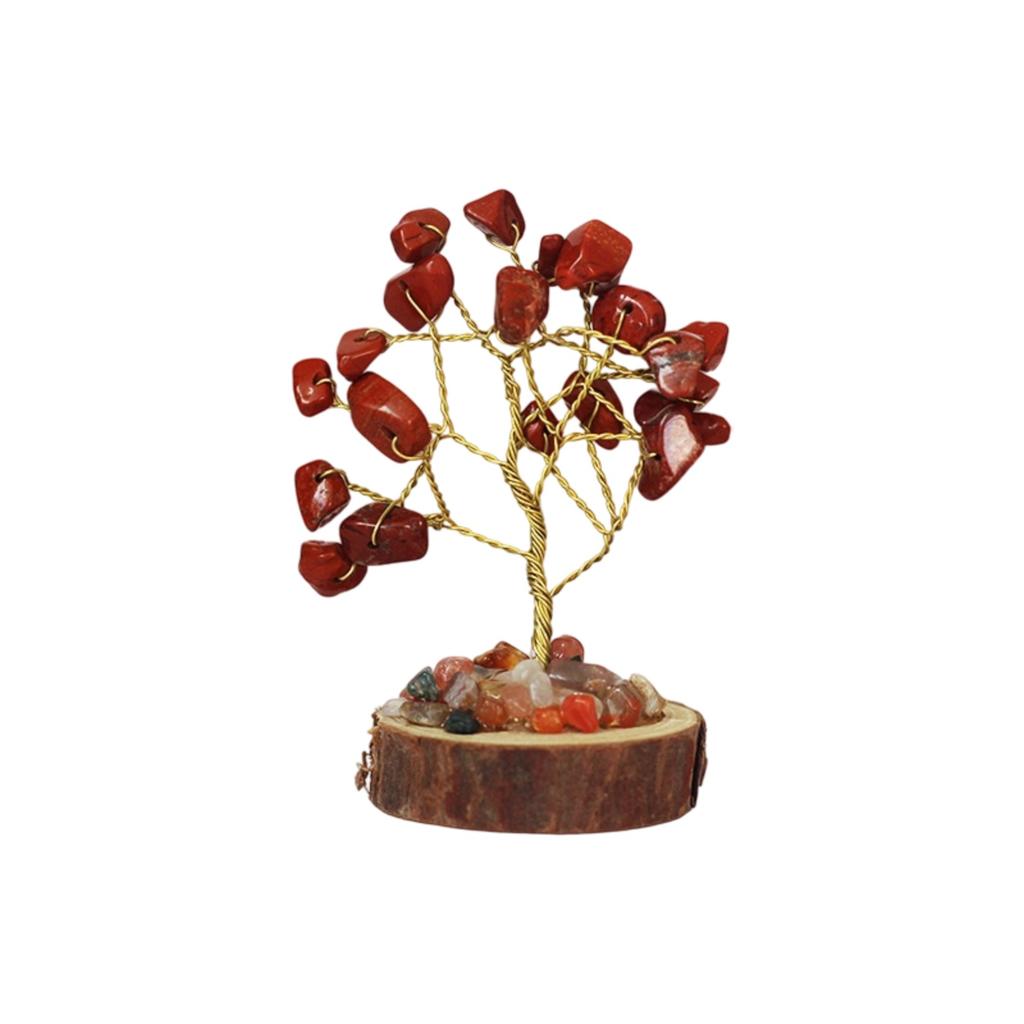 Crystal Tree Of Life Set With Wooden Base, A Tree For And Home Decoration