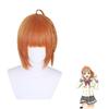 Женский короткий парик для косплея LoveLive Sunshine Takami Chika, костюм Love Live, термостойкие синтетические волосы, женские парики для косплея