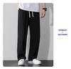 Мужские летние легкие широкие брюки Ice Silk - повседневные брюки свободного кроя