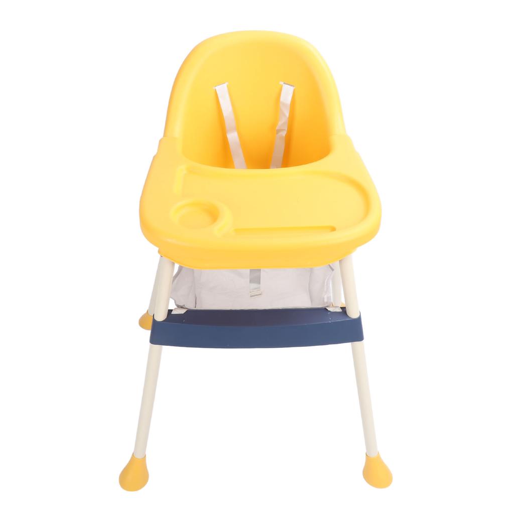 Baby High Chair with Safety Harness Height Adjustable Convertible Baby Dining Highchair