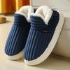 New Arrivals Cotton Shoes For Men Indoor Winter Flip-flops Male House Slippers Big Size 46 47 Unisex Home Warm Booties Slippers