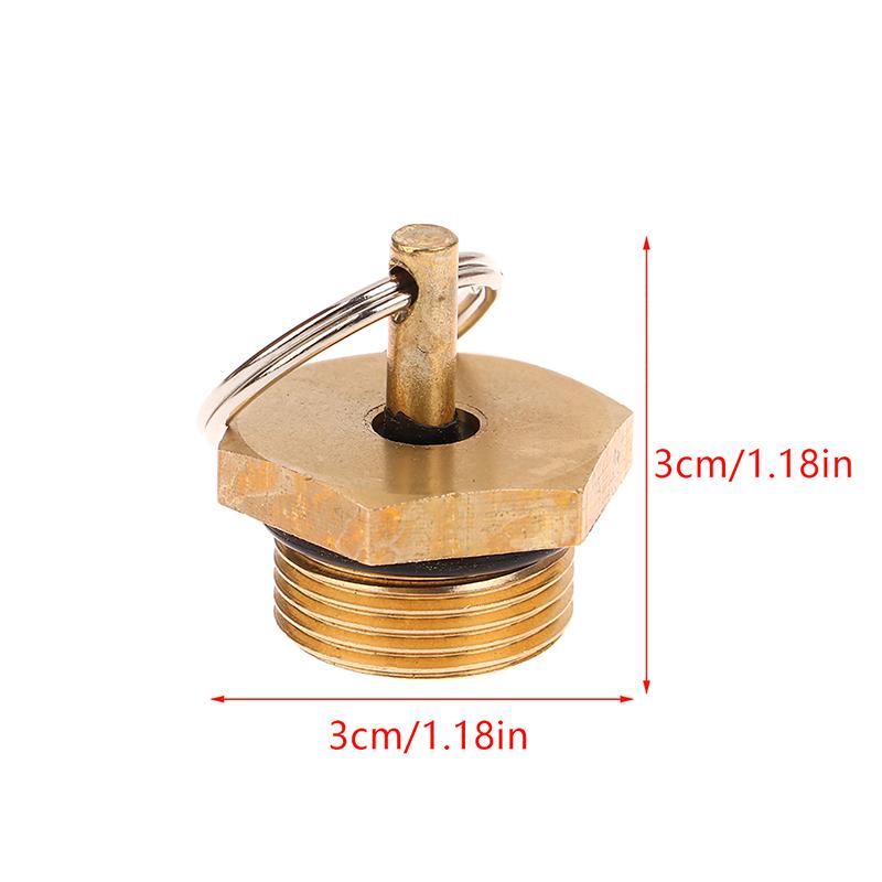 Truck Air Tank Drain Valve Anti-Rust Antifouling Air Tank Drain Switch Type 151 Copper Plug Screw Auto Parts