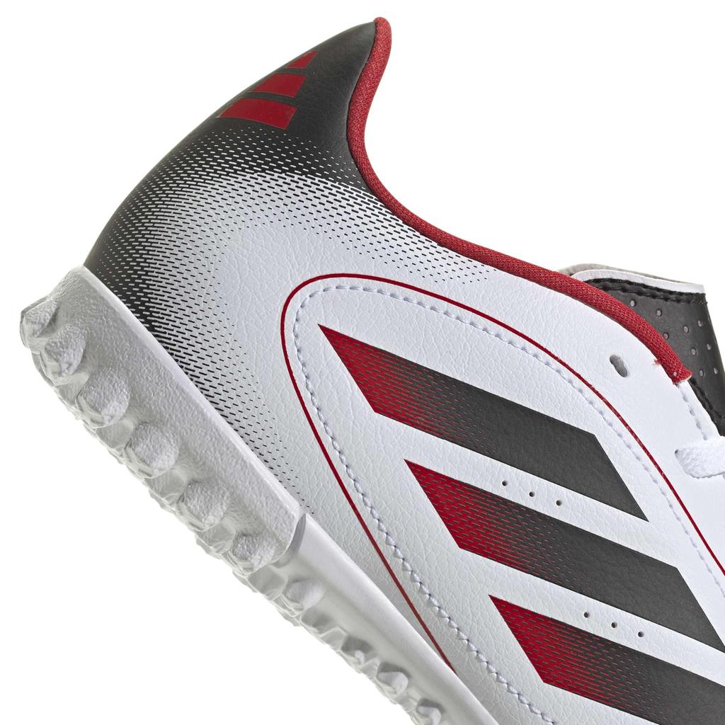adidas Футзалки Goletto IX TF Junior для мальчиков и размеры Обувь Алый Размер Девочки, 17-24,5 см, Унисекс, NKQ60, Белый/Основной черный/Лучший (IH0103),
