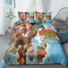 Мультяшная обезьяна Donkey Kong Комплект пододеяльника Кинг Квин Дабл Фул Твин Одинарный размер Комплект постельного белья Чехол с наволочкой На заказ