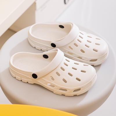 Bebealy Модные женские шлепанцы Женские клоги Шлепанцы Уличные EVA Женские Пляжные шлепанцы с отверстиями Домашние Нескользящие Шлепанцы для душа