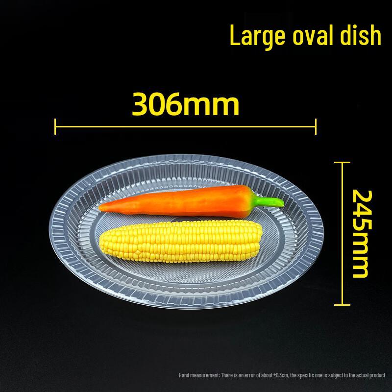ZISIZ Disposable Plastic Serving Plates