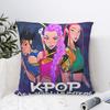 Домашний Декор KPop Охотники на Демонов Huntrix Наволочки Мерч Чехол на Подушку Молния Разные Размеры