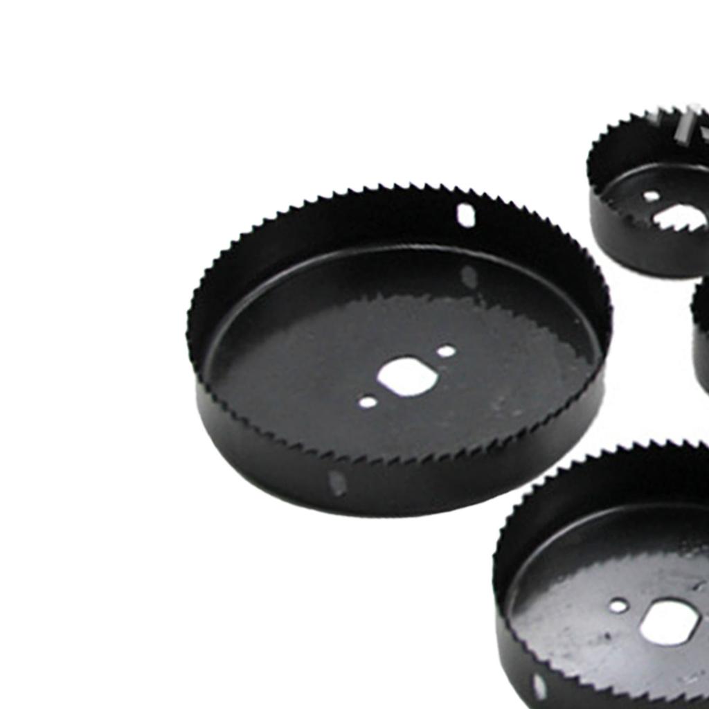 Набор коронок 18 шт. Набор бит из углеродистой стали Аксессуары для электроинструмента с коробкой для дерева, металла, пластика