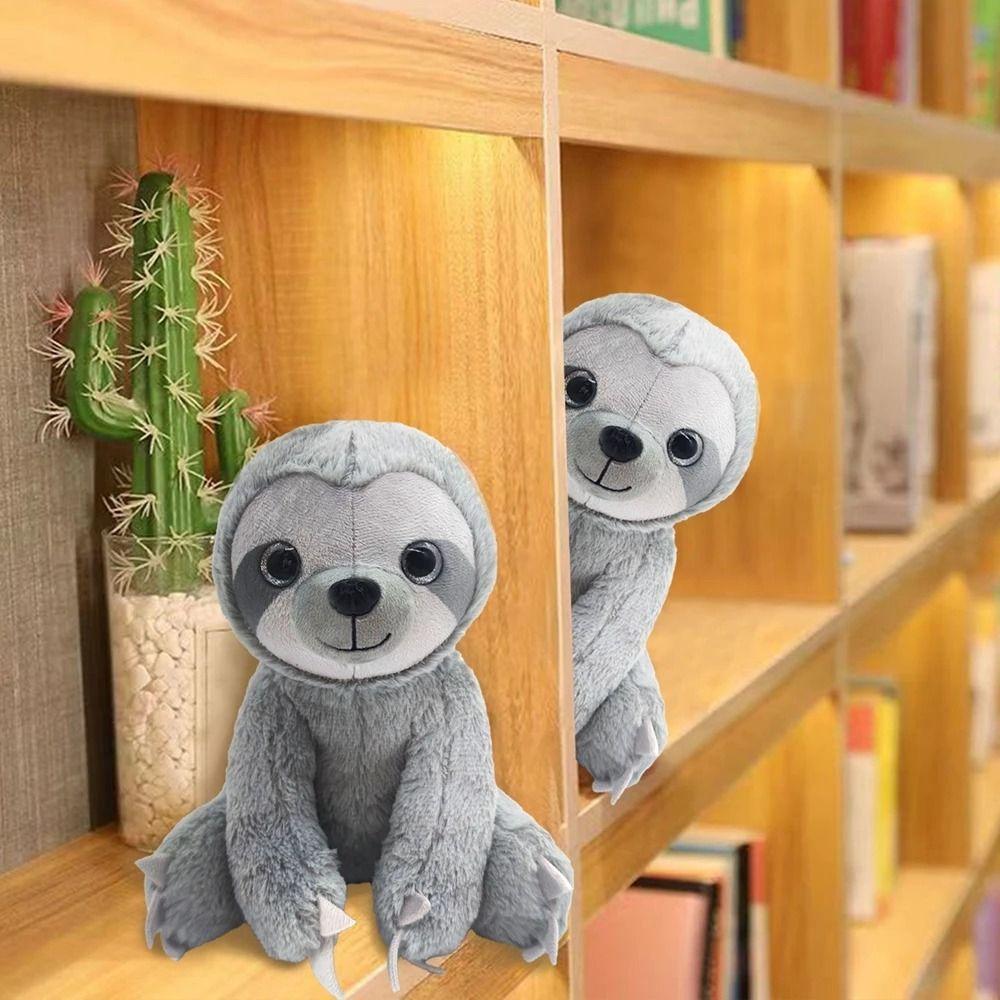 Soft Comfort Sloth Plush Toy Stuffed Animals Simulation Sloth Doll Stuffed Sloth  Birthday Gift