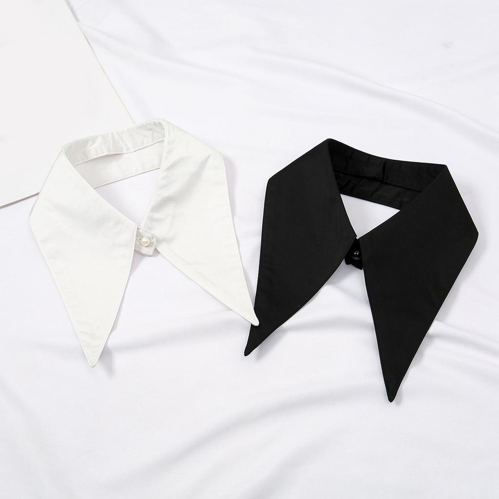 Insert Casual Shawl Collar Elegant Sweet False Collar Half Shirt for Lady Delicate Pointed Collar Casual Insert