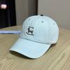 Spring/Summer Casual Bow Plaid Straps Cartoon Puppy Embroidery Soft Top Baseball Cap Female Face Duck Tongue