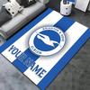 Blue Seagull Emblem Custom Name Carpet Rug For Living Room Bedroom Home Sofa Decoration Kids Play Nonslip Floor Mat