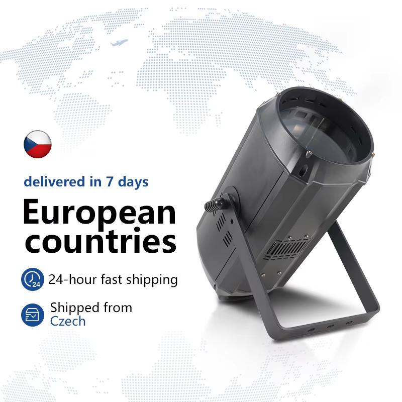 300w zoom COB Cool+Warm White LED Zoom Par COB Lighting For Party Nightclub Church Wedding Light.