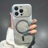 Magnetic Phone Case For For Iphone 13 14 1 16 17 Pro Max Big Windows Canvas Cloth Shockproof Protector Cover