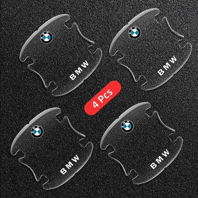WMV2   X5 X6 4pcs Transparent Car Door Handle Bowl Sticker For BMW M M1 M2 M3 M4 M5 M6 F20 G30 F30 F31 E36 E87 E60 E91 X1 X3 X5 Accesso
