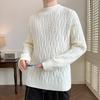 Hot Sale, Autumn and Winter New Knitted Crew Neck Sweater Bottom Knitted Sweater Large Size Loose Sweater