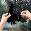 Хэллоуин Ведьма Летучая мышь Стекло Окно Украшение для дома Статические наклейки на окна