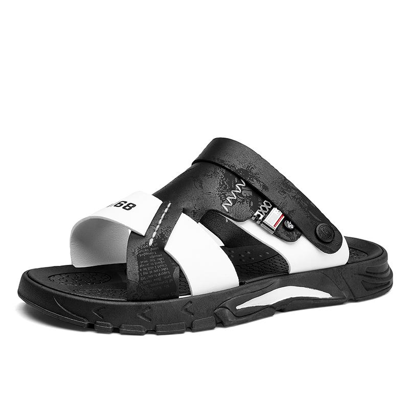 Fashion Slippers For Home Man Indoor Outdoor Driving Mans Casual Sandal Beach Wear-resistant Trendy All-match Men's Shoes Popular Model