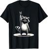 Retro Raccoon Rock Music Gift Men Kids Women Funny Raccoon Gift Unisex T-Shirt