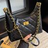 Новая осенне-зимняя женская сумка из натуральной кожи с цепочкой Diamond Chain Bag Temperament High-end сумка через плечо на одно плечо