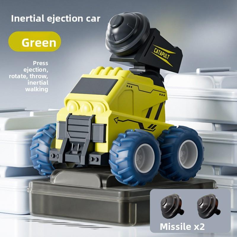 Cartoon Bear Collision Catapult Inertia Toy Car For Kids Development And Fun